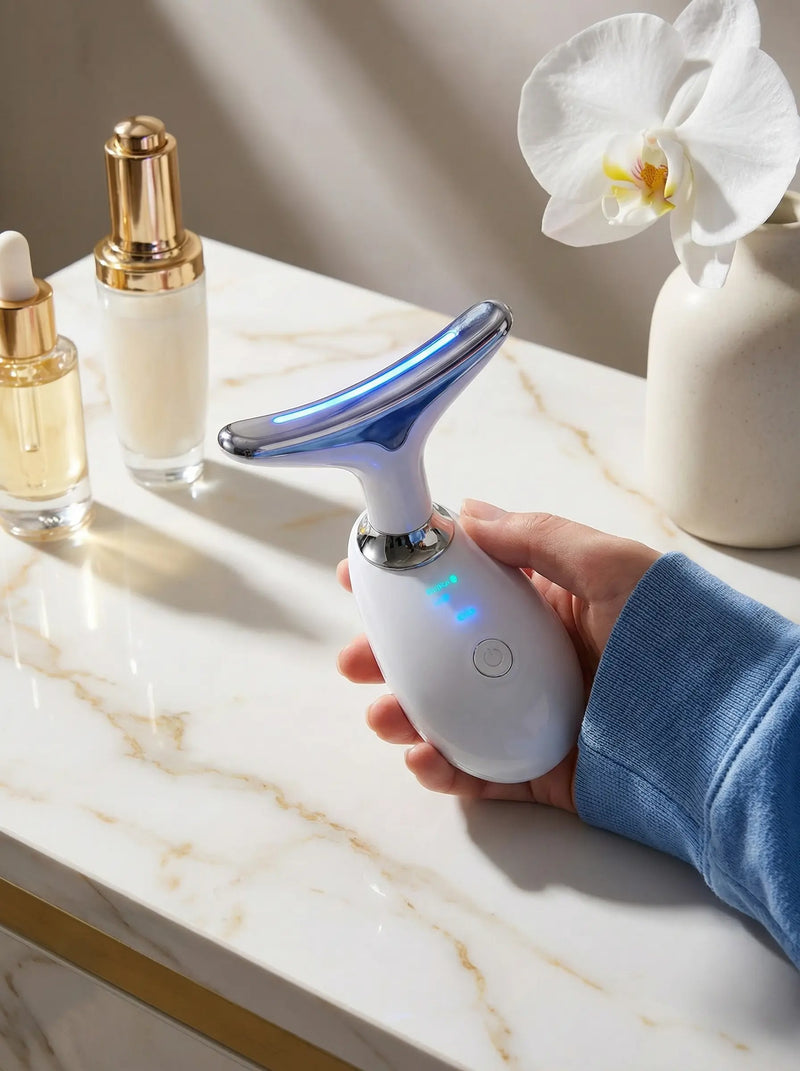 Dispozitiv facial pentru eliminarea ridurilor